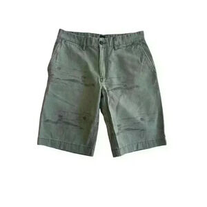 Retro Boys Gap Shorts Size 20 Waist 100% Cotton Green Beach Seen Soft Belt Loops